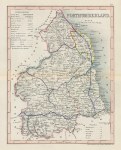 Northumberland county map, 1848