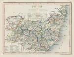 Suffolk county map, 1848