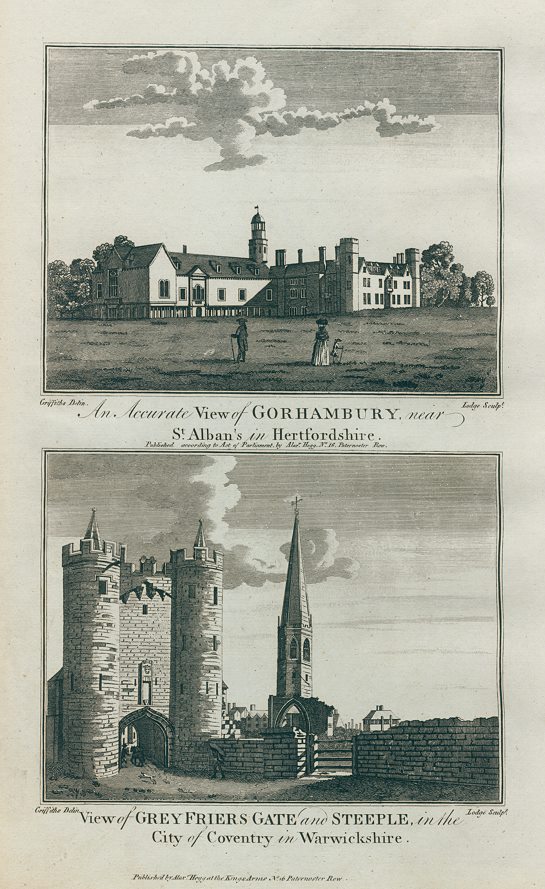 Hertfordshire, Gorhambury & Coventry, Warwickshire, 1786
