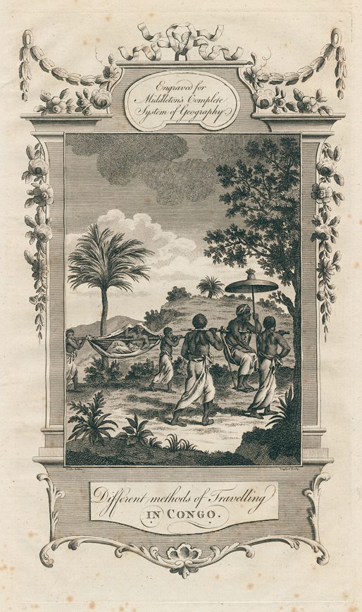Africa, Methods of travelling in Congo, 1775