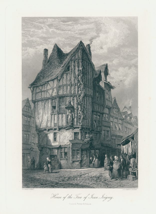 France, Joigny, House of the Tree of Jesse, 1872