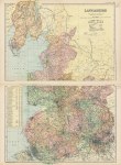 Lancashire map (on 2 sheets), 1901