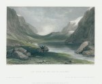 Italy, Lac Noir on Col de Clairee, 1836