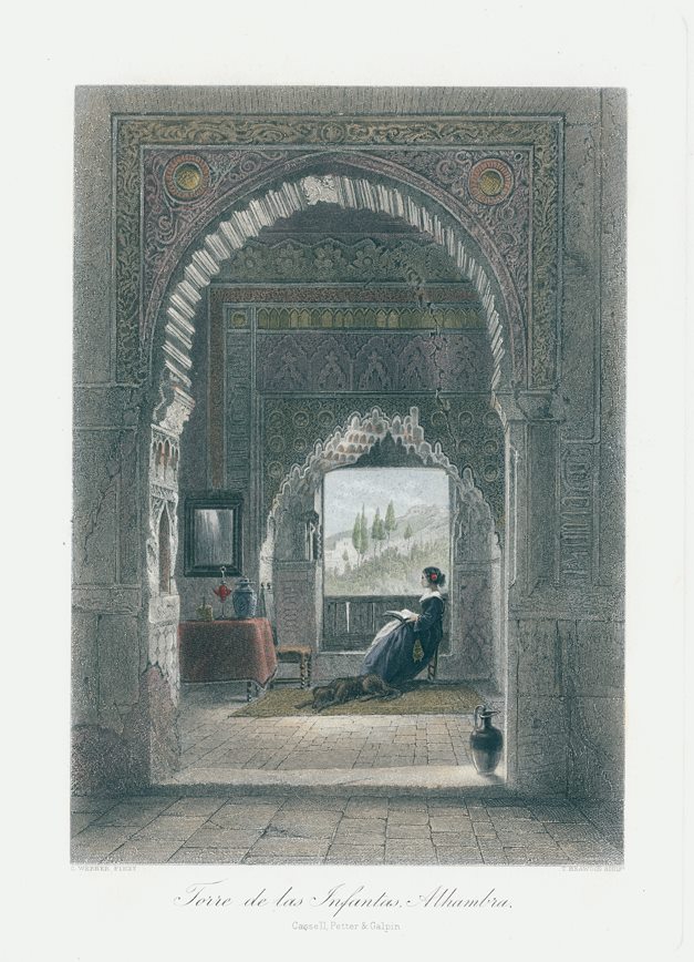 Spain, Alhambra, 1875