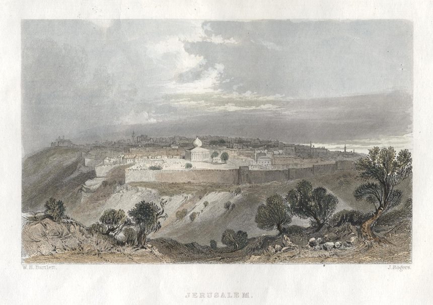 Jerusalem view, c1845