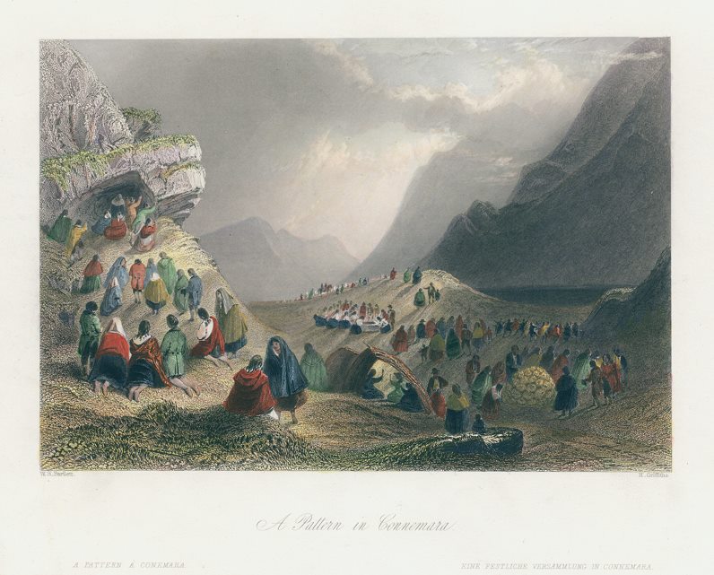 Ireland, a Pattern in Connemara, 1841