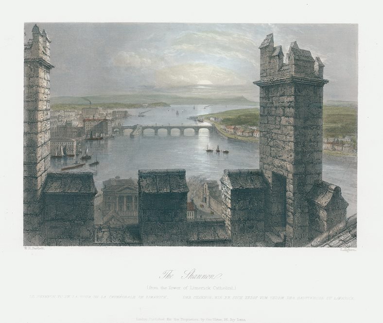 Ireland, The Shannon at Limerick, 1841
