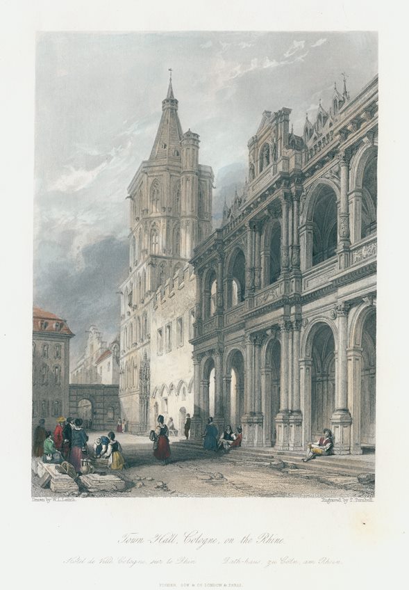 Germany, Cologne Town Hall, 1841