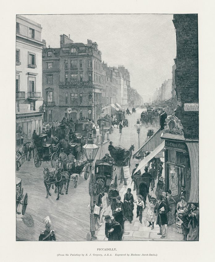 London, Piccadilly, 1896