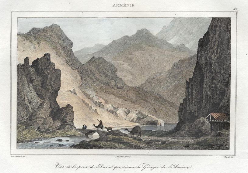 Armenia, Pass of Dariel, 1838