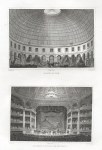 Paris, Halle au Ble & Academie Royale de Musique, 1840