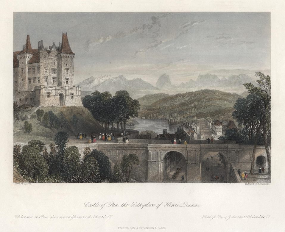 France, Castle of Pau, 1840