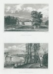 Paris, Chateau de Rosny & Bains Vigier, Pont Royal, 1840