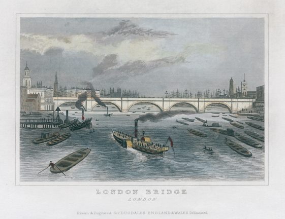London, London Bridge, 1848