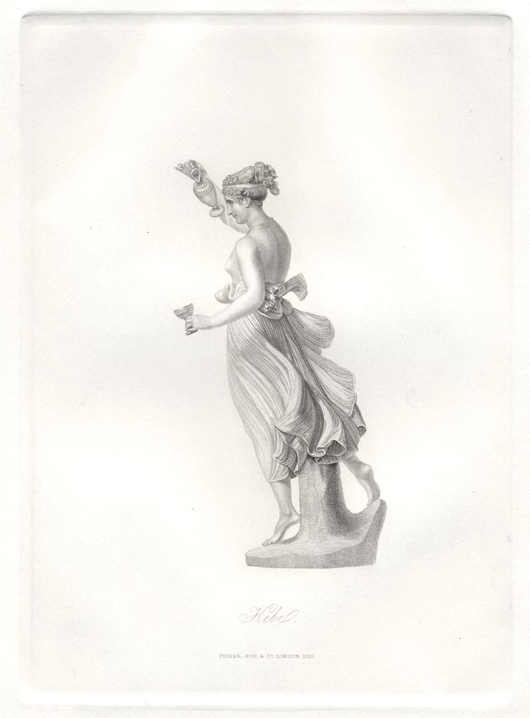 Hebe sculpture, 1834