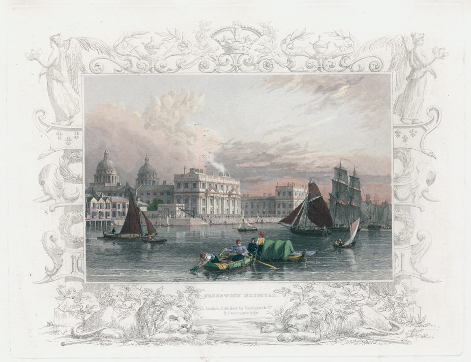 London, Greenwich Hospital, 1830