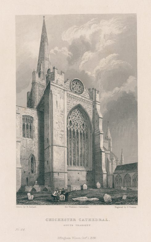 Sussex, Chichester Cathedral, 1836