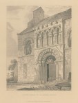 Scotland, Dalmeny Church south porch, 1828 / c1860