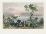 USA, PA, Columbia Bridge on the Susquehanna, 1840