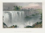 USA, NY, Genesse Falls, near Rochester, 1840