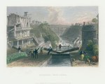 USA, NY, Lockport, Erie Canal, 1840