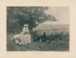 A Summer Day, photogravure after picture by F.Heilbuth, 1888