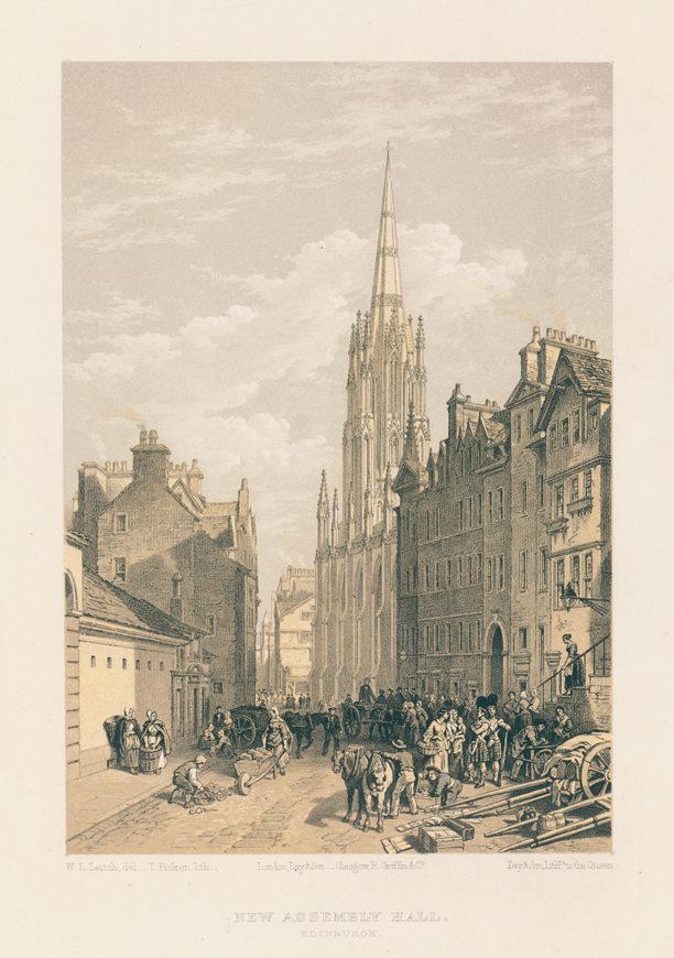 Scotland, Edinburgh, New Assembly Hall, 1858