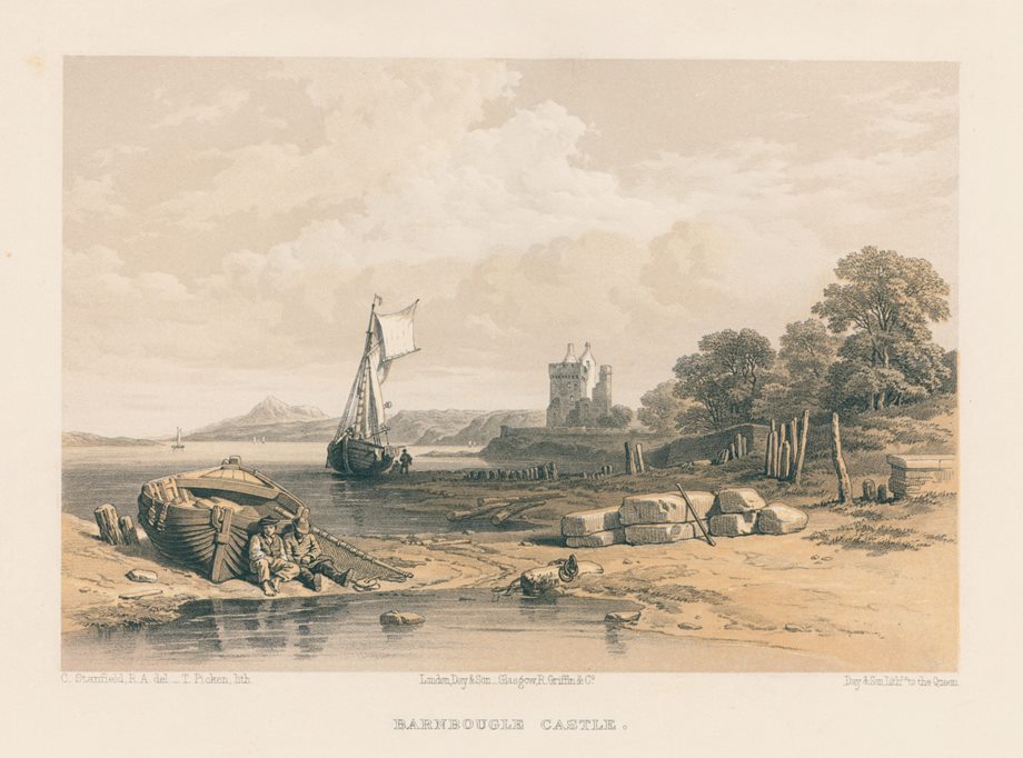 Scotland, Barnbougle Castle, 1858