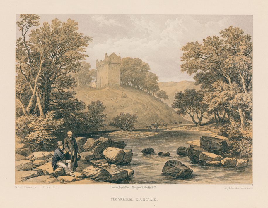 Scotland, Newark Castle, 1858