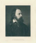 Alfred, Lord Tennyson photogravure portrait, 1893