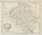 Germany map, 1807
