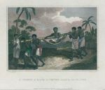 Africa, Person of Rank carried by slaves in Congo, 1807