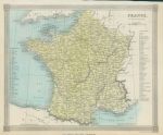 France map, 1843