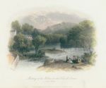 Ireland, Co.Wicklow, Meeting of the Waters, Vale of Avoca, 1837