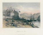 Germany, Boppart, on the Rhine, 1845