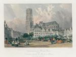 Belgium, Malines (Mechlin) Cathedral, 1845