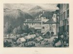 Italy, Orta view (Italian Alps), 1872