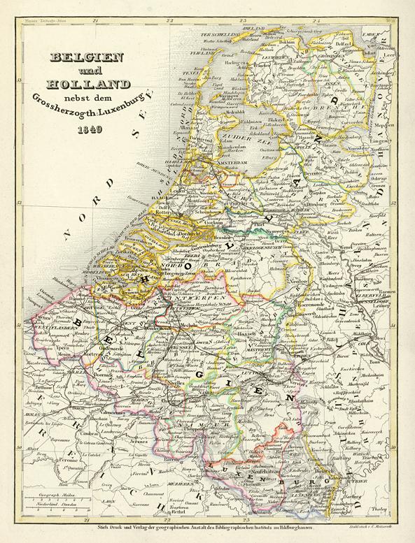 Holland and Belgium, 1852