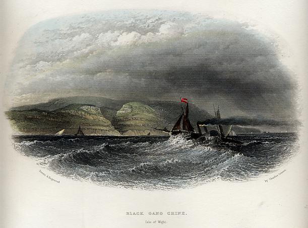 Isle of Wight, Blackgang Chine, 1869