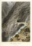 Switzerland, Bridge of Gondo (Simplon Pass), 1872