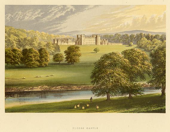 Scotland, Floors Castle, 1880