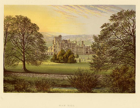 Staffordshire, Ilam Hall, 1880