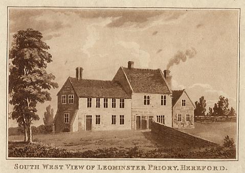 Herefordshire, Leominster Priory, about 1800