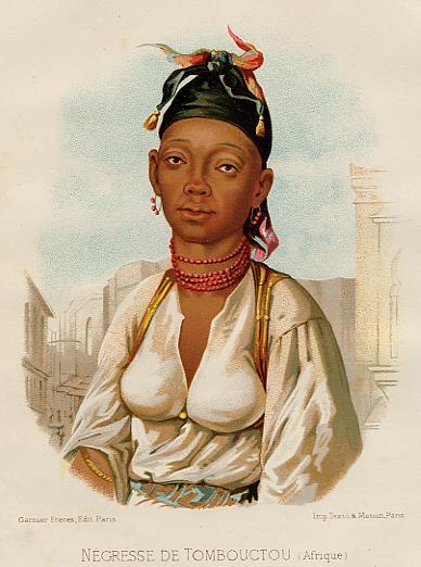 Mali, a Negress of Timbuktu, 1876