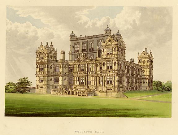 Nottinghamshire, Wollaton Hall, 1880