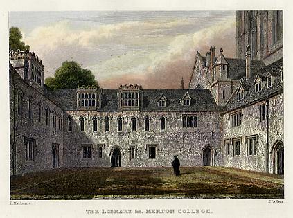 Oxford, Merton College Library, 1837