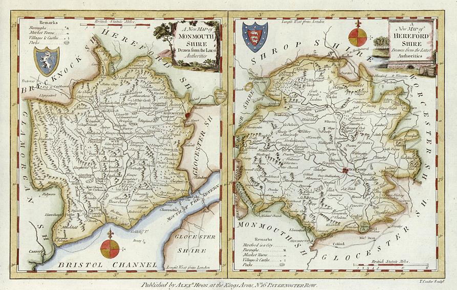 Herefordshire & Monmouthshire, Kitchin/Hogg, 1786