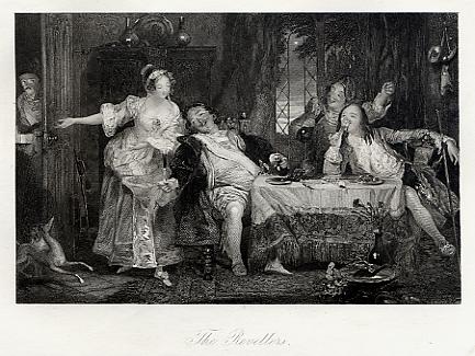 The Revellers, 1849