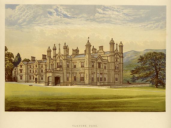 Wales, Brecknockshire, Glanusk Park, 1880