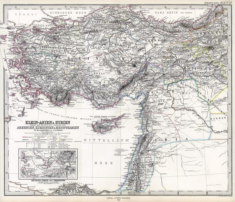 Turkey in Asia & Syria, 1869